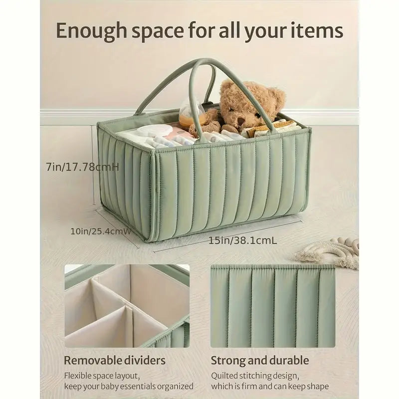 Baby Essentials Storage Diaper Bag Organizer Multiple Compartments - Various Colours